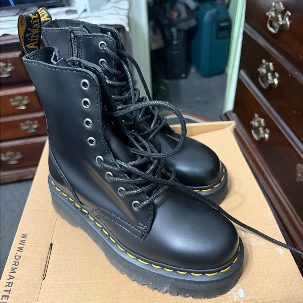 Dr. Martens Jadon’s (Black Platforms)